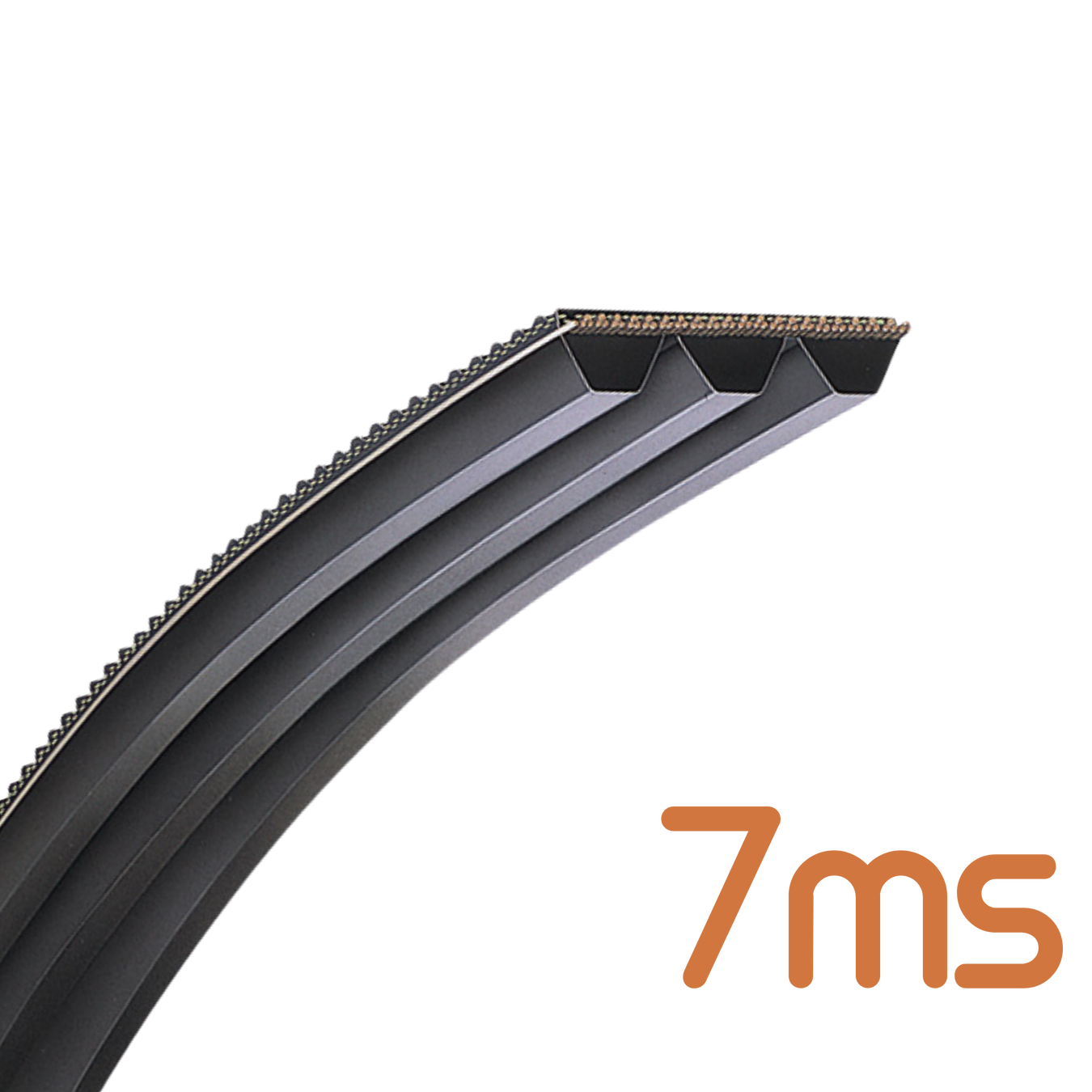 PU 7MS Scrum Banded V Belts (7mm Pitch)